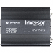 INVERSOR SENOIDAL PW 2000W 12VDC/127V USB - 67215
